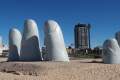 Kunst am Strand von Punta del Este